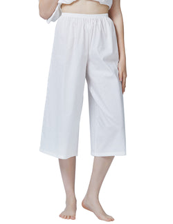 Cotton Pettipants Culotte Slip Cropped Pants Big Bloomers