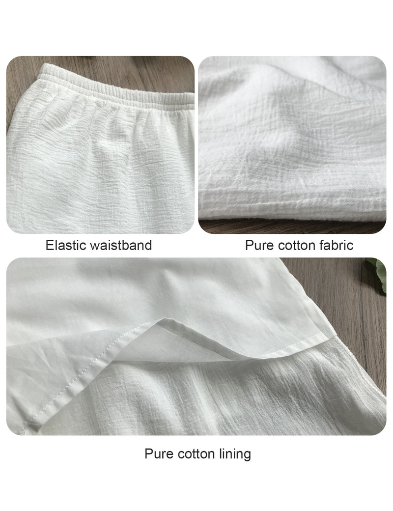 Baumwoll-Pettipants Culotte Slip Cropped Pants 