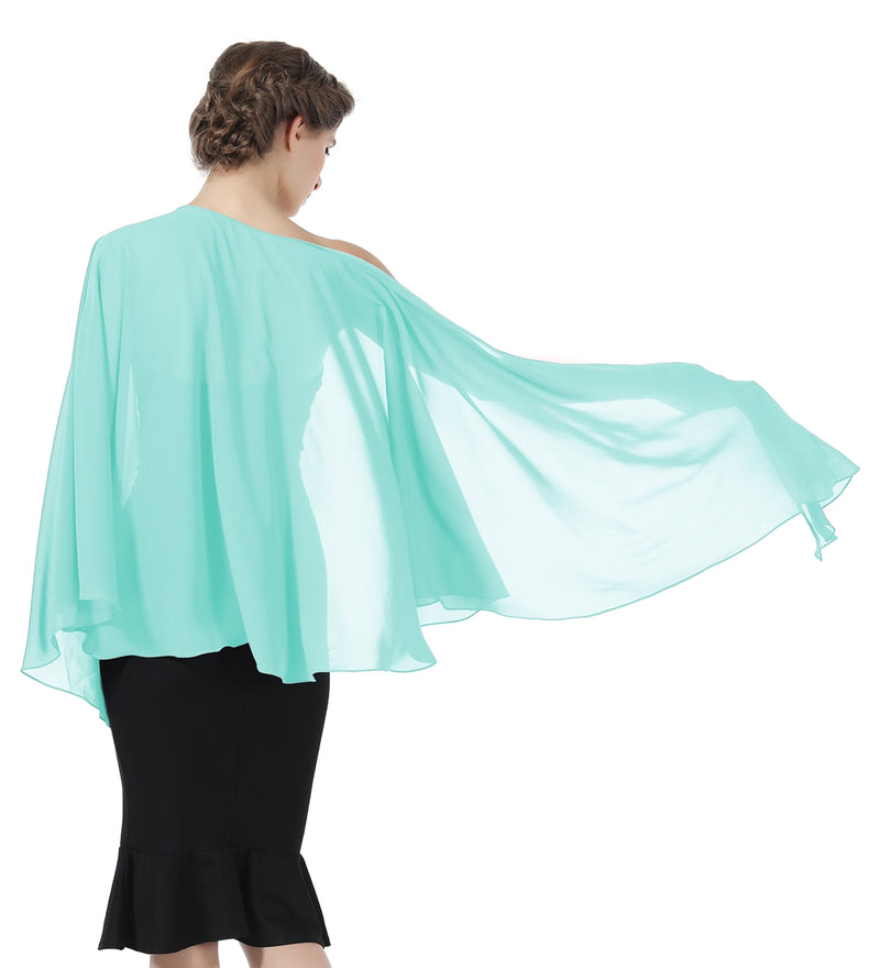 Shawls Wraps Scarf Chiffon For Women Bridal Wedding Evening Dresses 27 Colors-S72