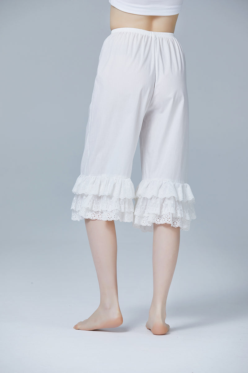 BEAUTELICATE Women's Cotton Pantaloons Costume Bloomers Vintage