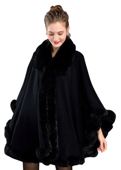 Faux-Fur-Shawl-Lapel-Wedding-Shawl-Autumn/Winter-Shawl-Woman-Coat-Outer-Fur-Coat-Autumn/Winter-Shawl