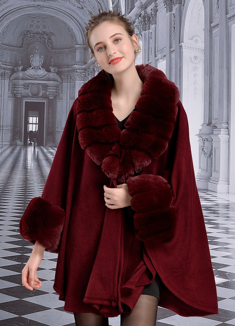 Women's-Winter-Faux-Fur-Shawl-Fine-Coat-Open-Front-Solid-Color-Wedding-Bride-Cardigan-Sweater