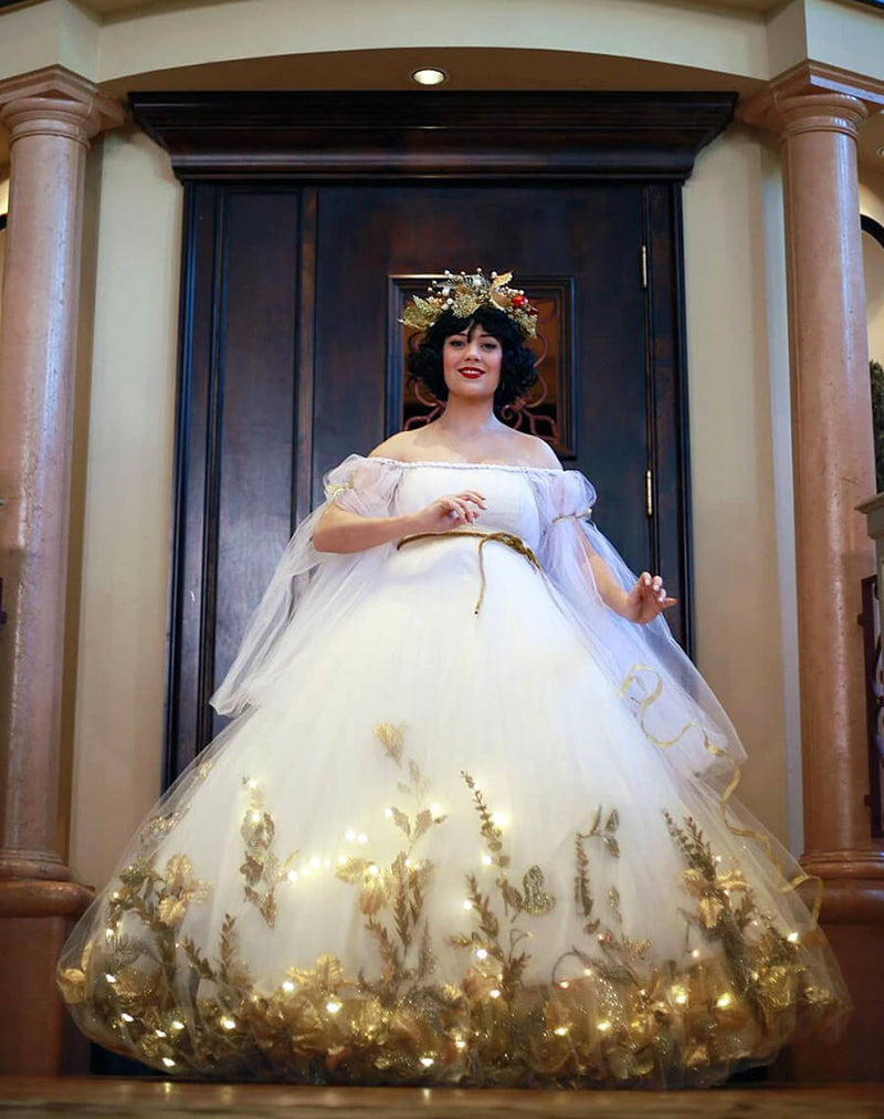 Full Shape 6 Hoop Skirt Ball Gown Petticoat Underskirt Slip For Wedding  Dress 