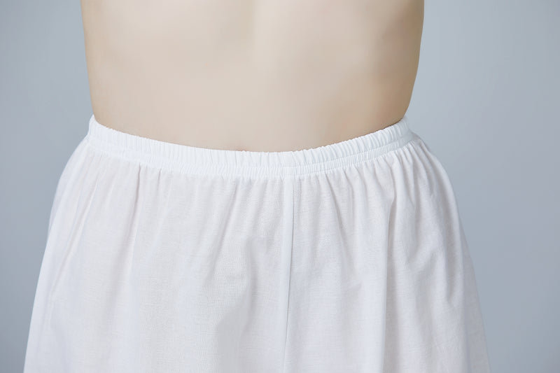 Vintage Cotton Pettipants Culotte Slip Cropped Sleepwear Pants with La –  BEAUTELICATE