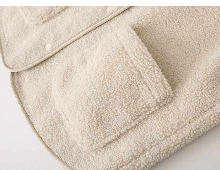 BEAUTELICATE Women Polyester Sherpa Vest-02