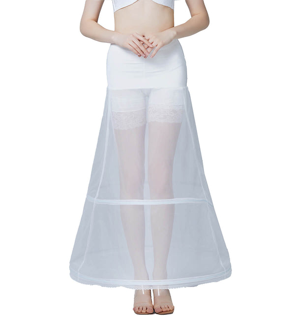 Women's Crinoline Petticoat 4 Hoop Skirt 5 Ruffles Layers Half Slips  Underskirt - Lero
